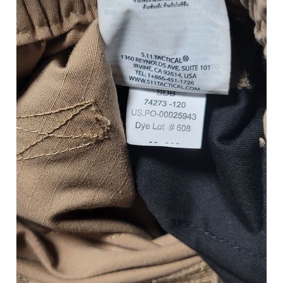 511 Tactical Mens Size 32x32 (31) Taclite Pro Ripstop Cargo Utility Pants 74273 - Picture 12 of 16
